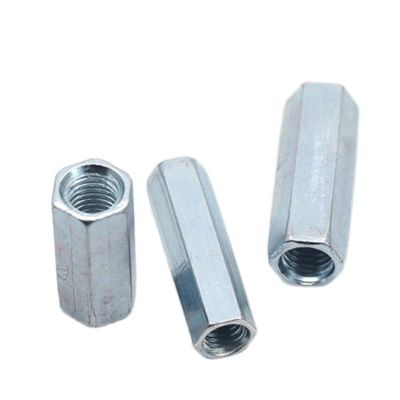 201/304 Noca de unión de tornillo cilíndrica de acero inoxidable estándar con acabado zincado