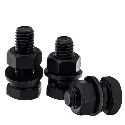 Zn HDG DIN933 931 Cerrojo hexagonal y tuerca M2-M100 con excelente resistencia a la corrosión