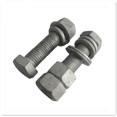 Cerrojos y tuercas hexadecimales profesionales Din933/Din931 en tamaño personalizado para la construcción