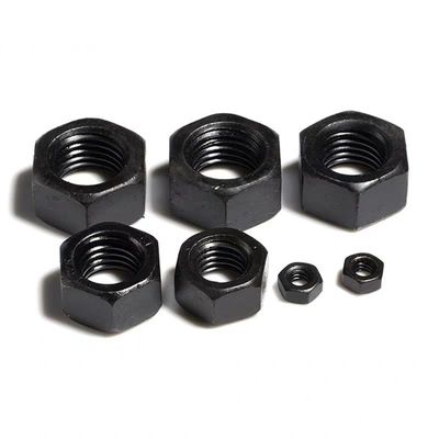 Nucleo hexagonal de soldadura oxidada oscurecida de grado 8.8 para el sistema métrico de medición