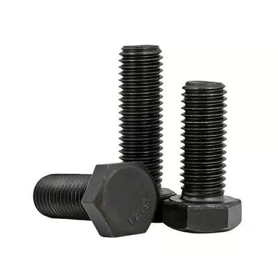 Acero al carbono Zinc Hex Head Fastener DIN933 DIN931 ISO ANSI Cerrojos y tuercas con M6-M36