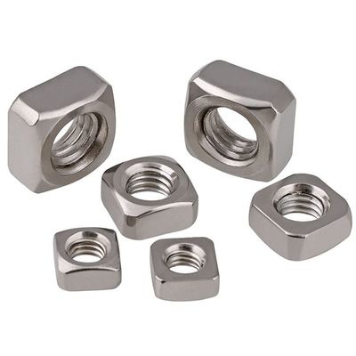 Métrico M3-M12 304 acero inoxidable de cuatro esquinas de soldadura de nuez DIN928 de alta resistencia de paso de soldadura de tornillo