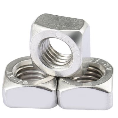 Métrico M3-M12 304 acero inoxidable de cuatro esquinas de soldadura de nuez DIN928 de alta resistencia de paso de soldadura de tornillo