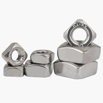 Métrico M3-M12 304 acero inoxidable de cuatro esquinas de soldadura de nuez DIN928 de alta resistencia de paso de soldadura de tornillo
