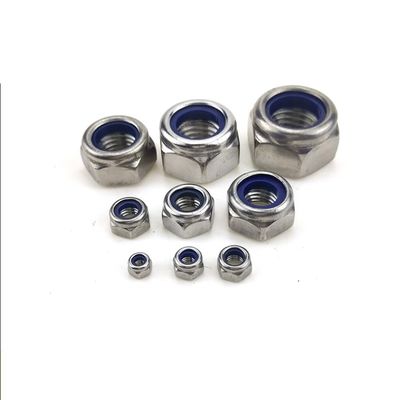 Accesorios de acero hexadecimal de todos los metales con zinc Grado 12.9 Cerrojo y tuerca Cerradura de tuerca DIN 980