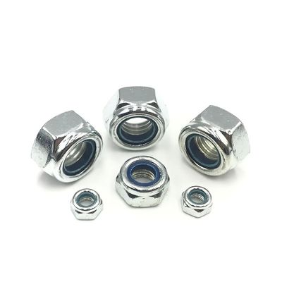 Accesorios de acero hexadecimal de todos los metales con zinc Grado 12.9 Cerrojo y tuerca Cerradura de tuerca DIN 980