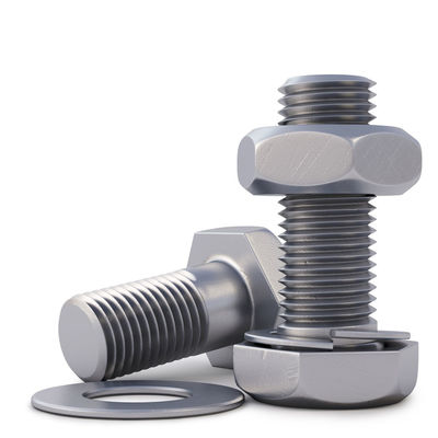 Acero inoxidable de alta resistencia Hexagonal Nut Galvanizado y Fundamento Hex Head Cerrojo de Fijación DIN931