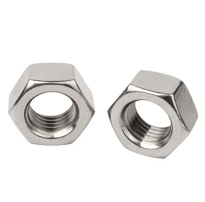 Industria automotriz galvanizado blanco azul zincado Hex Nut DIN934 pernos y tuercas