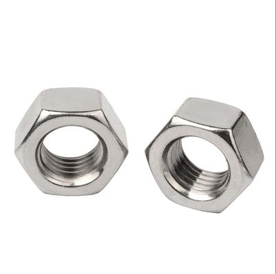 Industria automotriz galvanizado blanco azul zincado Hex Nut DIN934 pernos y tuercas