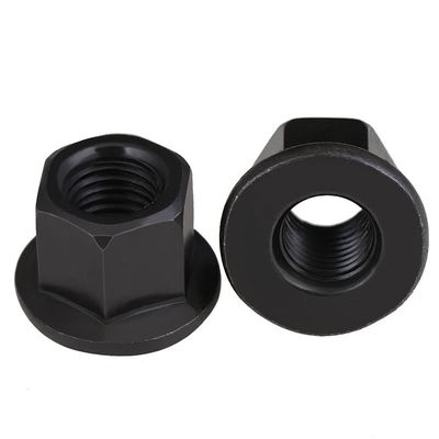 M10-M30 Nuez de engrosamiento de brida hexadecimal con placa de almohadilla Nuez de zinc certificada ISO9001