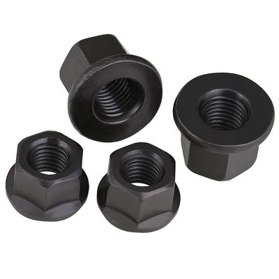 M10-M30 Nuez de engrosamiento de brida hexadecimal con placa de almohadilla Nuez de zinc certificada ISO9001
