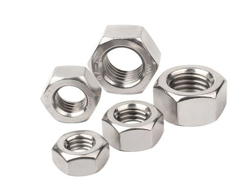 Nueces hexadecimales de zinc blanco para la industria general Sistema de medición imperial DIN934
