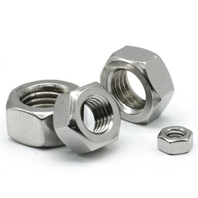 Nueces hexadecimales de zinc blanco para la industria general Sistema de medición imperial DIN934
