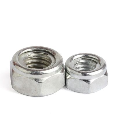Nuts Inserto metálico DIN980 M8 M10 M12 M16 Nuts de acero inoxidable Hex Lock Nuts ASTM Cerrojos y tuercas