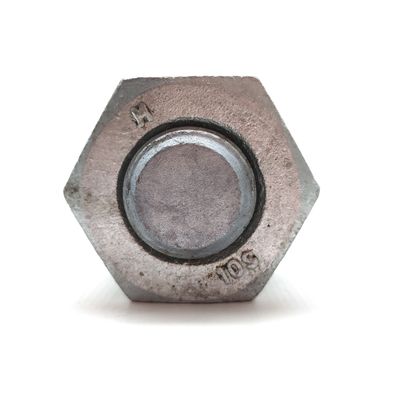 M16 HDG Cerrojo eléctrico de cabeza hexadecimal con tuerca hexadecimal y acero de lavadora de grado 8.8/6.8 óxido negro