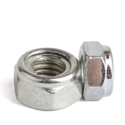 Nuts Inserto metálico DIN980 M8 M10 M12 M16 Nuts de acero inoxidable Hex Lock Nuts ASTM Cerrojos y tuercas