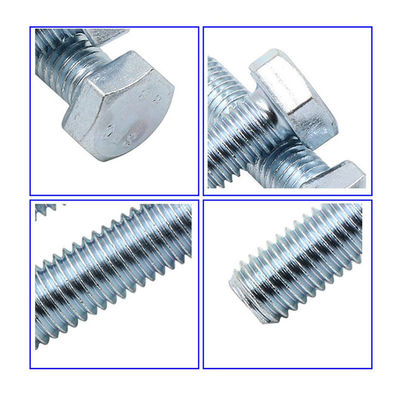 Grado 4.8 8.8 10.9 12.9 M6-M36 M10 Cerrojos hexadecimales para aplicaciones industriales