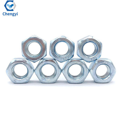 M10 DIN 934 Finished Zinc Plated Hex Nuts M6-M36 Clase 4.8 8.8 10.9 12.9 para la construcción