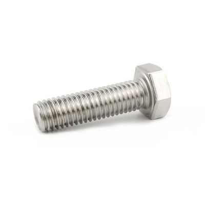 Acero inoxidable A2 A4 DIN931 Medición parcial de hilo Hex Cerrojo y tuerca con material de lavadora