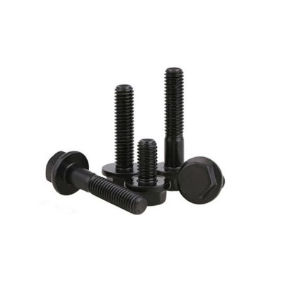 Acero inoxidable y carbono M6 M8 M25 Revestimiento de zinc Din6921 Cerrojo hexagonal con brida y tuerca
