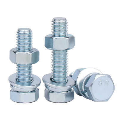 DIN 933 HDG Cerrojo hexadecimal de rosca completa para el grado industrial 4.8/8.8/10.9/12.9