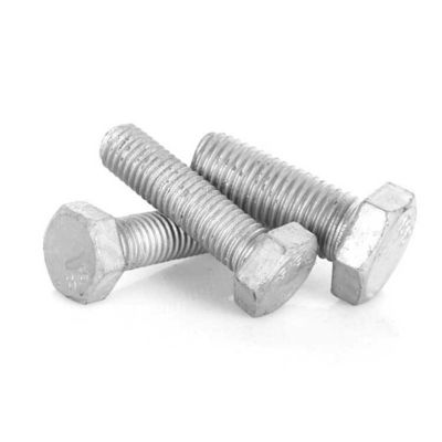 Bolsas hexagonales de alta resistencia HDG galvanizadas en caliente DIN933 DIN931 para acero