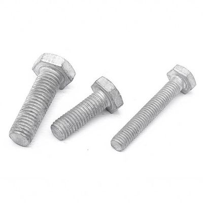 Bolsas hexagonales de alta resistencia HDG galvanizadas en caliente DIN933 DIN931 para acero