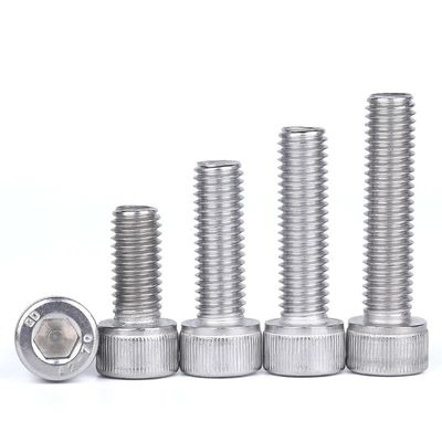 Acero inoxidable mecánico SS 304 316 316L Cabeza cilíndrica Hexágono Enchufe hexagonal Allen Cerrojo clave DIN912