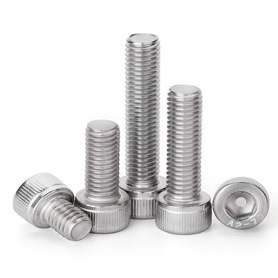 Acero inoxidable mecánico SS 304 316 316L Cabeza cilíndrica Hexágono Enchufe hexagonal Allen Cerrojo clave DIN912