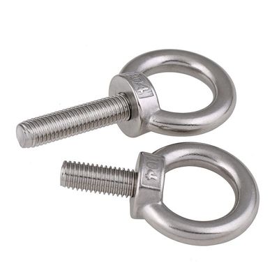 Suministro directo A2 70 A4 80 de acero inoxidable Triángulo de anillo de elevación gancho de ojos