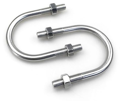 Clampada galvanizada en forma de U para fijación fuerte y duradera en cualquier entorno