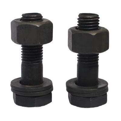 Estructura de acero perno DIN933 10.9S Óxido negro gran hexágono para aplicaciones de resistencia