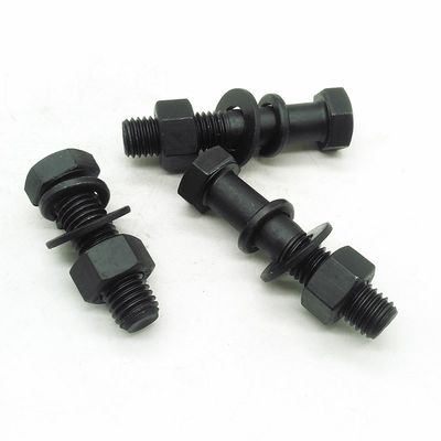 Estructura de acero perno DIN933 10.9S Óxido negro gran hexágono para aplicaciones de resistencia