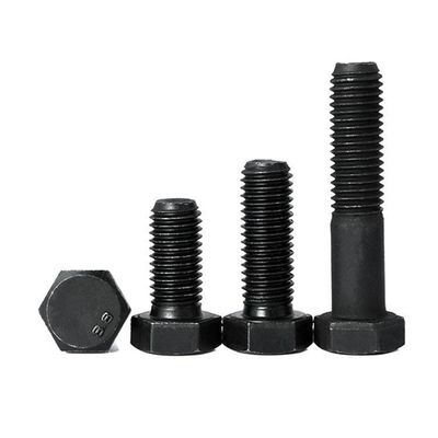 Estructura de acero perno DIN933 10.9S Óxido negro gran hexágono para aplicaciones de resistencia