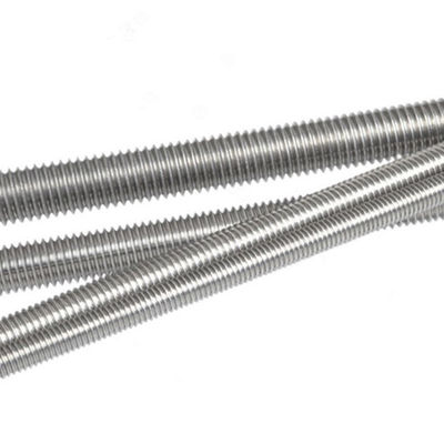 Acero inoxidable 304 Rod de tornillo con rosca completa DIN975 Rod trapezoidal galvanizado por inmersión en caliente
