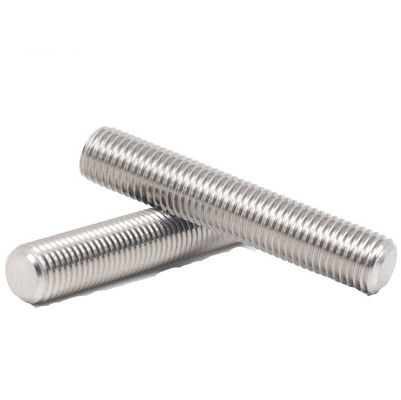 Acero inoxidable 304 Rod de tornillo con rosca completa DIN975 Rod trapezoidal galvanizado por inmersión en caliente