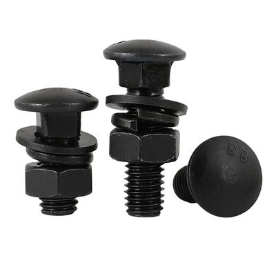 304 de acero inoxidable cabeza de carrocería semicircular perno M6-M16 DIN603 grado 8.8 Galvanizado