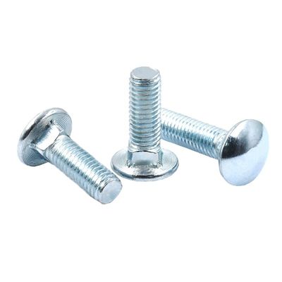 304 de acero inoxidable cabeza de carrocería semicircular perno M6-M16 DIN603 grado 8.8 Galvanizado