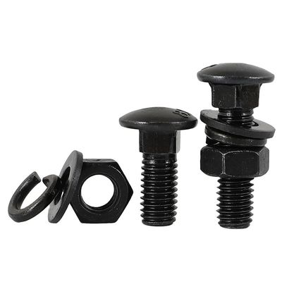 304 de acero inoxidable cabeza redonda cuadro cuello puente de tornillo DIN603 grado 8.8 galvanizado