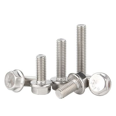 Bolsillo de brida oscurecido de grado industrial DIN6921 con diente completo y cabeza hexagonal