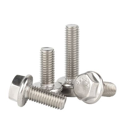 Certificado ISO9001 Grado 8.8 Cerrojo de brida hexagonal galvanizado con lavadora dentada DIN 6921