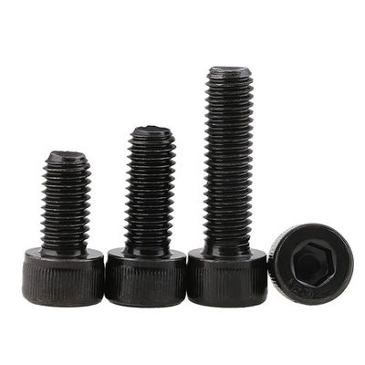 Bolsillo hexagonal de acero al carbono Din912 12.9 grado con cabeza de copa de negrado por oxidación