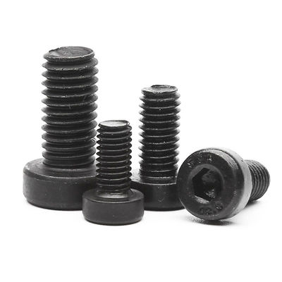 Bolsillo hexagonal de acero al carbono Din912 12.9 grado con cabeza de copa de negrado por oxidación