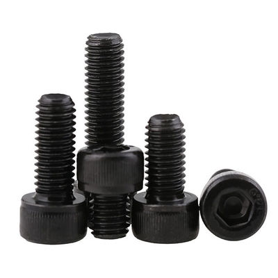 Bolsillo hexagonal de acero al carbono Din912 12.9 grado con cabeza de copa de negrado por oxidación