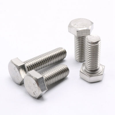 Cabeza hexagonal de acero inoxidable Cerrojo roscado completo DIN933 Grado 4.8/8.8/10.9/12.9 Finalización HDG