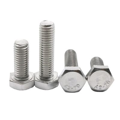 Cabeza hexagonal de acero inoxidable Cerrojo roscado completo DIN933 Grado 4.8/8.8/10.9/12.9 Finalización HDG