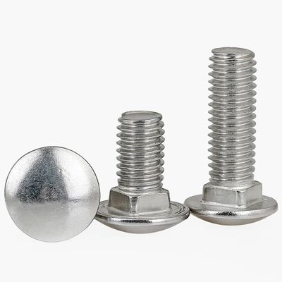 Grado de acero 8.8 DIN603 Gran cabeza media redonda cuadrado cerrojo de cuello para alta capacidad de carga