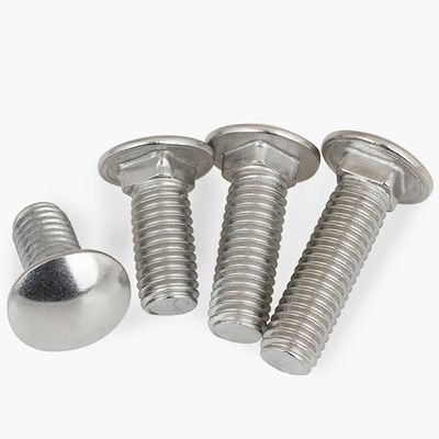 Grado de acero 8.8 DIN603 Gran cabeza media redonda cuadrado cerrojo de cuello para alta capacidad de carga