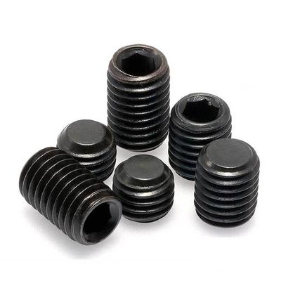 Finish de óxido negro de alta resistencia de conector hexagonal con extremo cóncavo sin cabeza