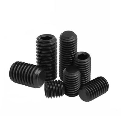 Finish de óxido negro de alta resistencia de conector hexagonal con extremo cóncavo sin cabeza